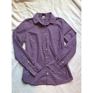 J. Crew Factory Printed Button-down